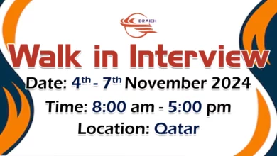 Draieh Contracting Walk in Interview in Qatar