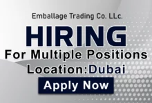 Emballage Group Recruitments in Dubai