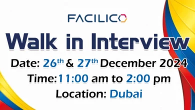 Facilico Walk in Interview in Dubai