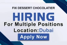 Fix Dessert Chocolatier Recruitments in Dubai