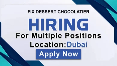 Fix Dessert Chocolatier Recruitments in Dubai