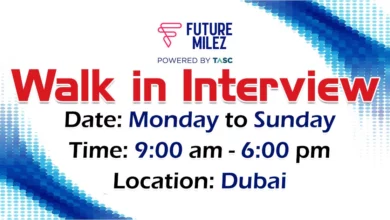 Future Milez Walk in Interview in Dubai