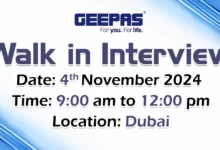 Geepas Walk in Interview in Dubai