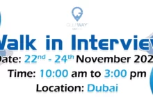 Gulf Way Delivery Walk in Interview in Dubai