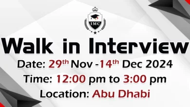 IMC Institute Walk in Interview in Abu Dhabi