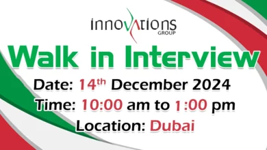 Innovations Group Walk in Interview in Dubai