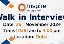 Inspire Integrated Walk in Interview in Dubai