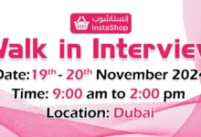 Instashop Walk in Interview in Dubai