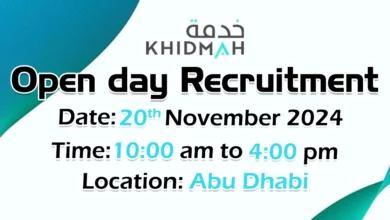 Khidmah Open Day Recruitment in Abu Dhabi