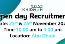 Khidmah Open Day Recruitment in Abu Dhabi