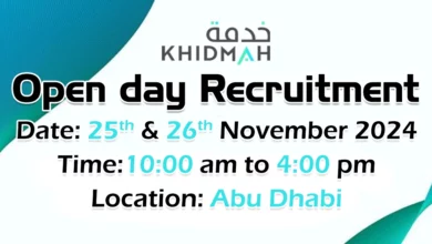 Khidmah Open Day Recruitment in Abu Dhabi