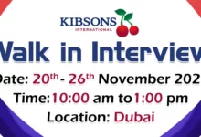 Kibsons Walk in Interview in Dubai