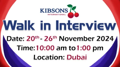 Kibsons Walk in Interview in Dubai