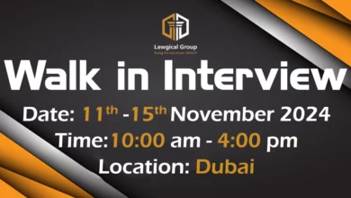 Lawgical Group Walk in Interview in Dubai