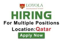 Loyola International School Recruitments in Qatar