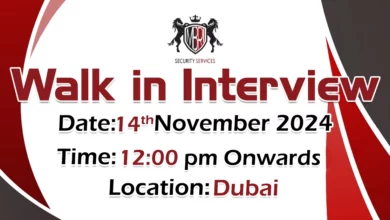 MBR1 Security Services Walk in Interview in Dubai