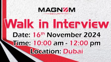 Magnum Security Walk in Interview in Dubai