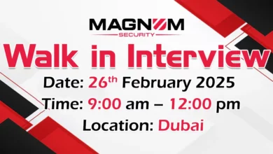 Magnum Security Walk in Interview in Dubai