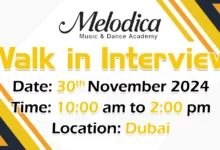 Melodica Walk in Interview in Dubai