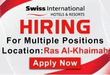 Swiss International Hotels Recruitments in RAK