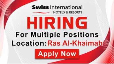 Swiss International Hotels Recruitments in RAK