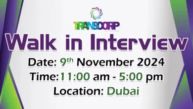 Transcorp International Walk in Interview in Dubai