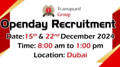 Transguard Group Open Day Recruitment in Dubai