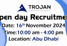 Trojan Construction Open Day Recruitment in Abu Dhabi