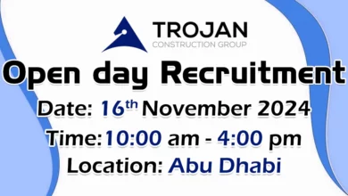 Trojan Construction Open Day Recruitment in Abu Dhabi