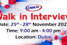 Unikai Foods Walk in Interview in Dubai