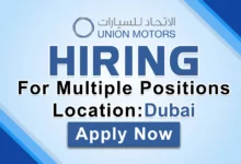 Union Motors Recruitments in Dubai