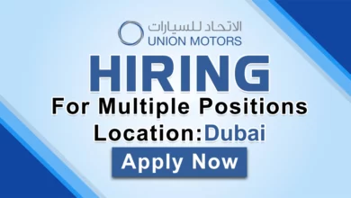 Union Motors Recruitments in Dubai