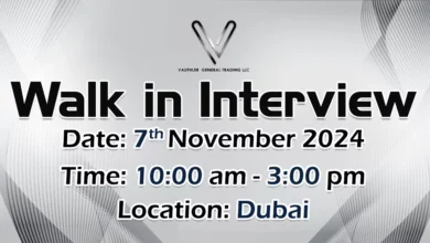 Vauthler General Trading Walk in Interview in Dubai