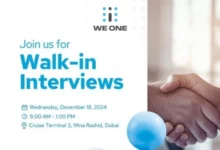 We One Walk in Interview in Dubai