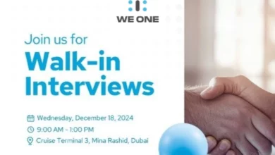 We One Walk in Interview in Dubai