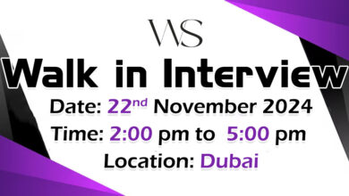 Whitespot Walk in Interview in Dubai