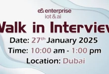 e& enterprise Walk in Interview in Dubai