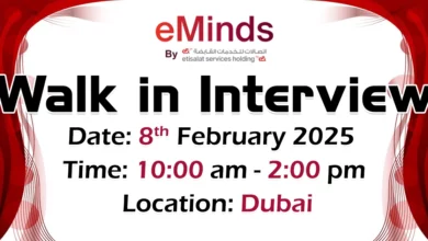 eMinds Walk in Interview in Dubai