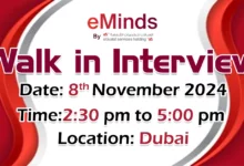 eMinds Walk in Interview in Dubai