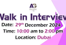 AG Facilities Walk in Interviews in Dubai