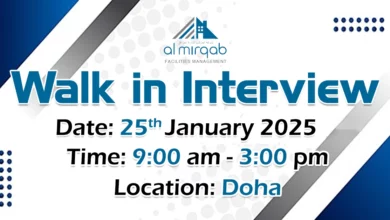 Al Mirqab Walk in Interview in Doha