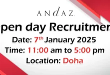 Andaz Doha Open Day Recruitment