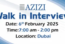 Azizi Developments Walk in Interview in Dubai