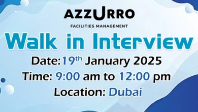 Azzurro Walk in Interview in Dubai