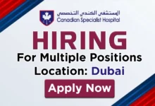 Canadian Specialist Hospital Recruitments in Dubai