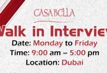 Casabella Walk in Interview in Dubai