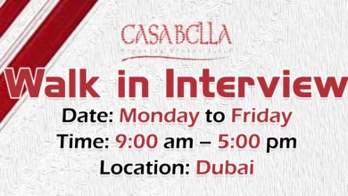 Casabella Walk in Interview in Dubai