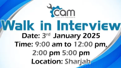 Cozmo Auto Maintenance Walk in Interview in Sharjah