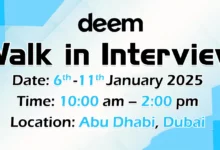 Deem Finance Walk in Interview in Dubai & Abu Dhabi