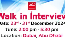 Dussmann Walk in Interview in Dubai & Abu Dhabi